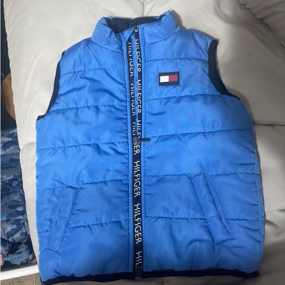 Tommy Hilfiger Light Blue Quilted Vest